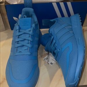NIB triple blue Adidas Multix j sneakers (5.5/38)